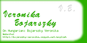 veronika bojarszky business card